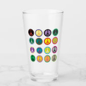 Panneau de Paix Verre à boire (Devant)