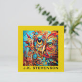 Panneau de petite porte, papeterie, invitation (Debout devant)