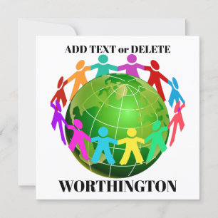 Panneau de petite porte, papeterie, invitation