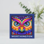 Panneau de petite porte, papeterie, invitation (Debout devant)