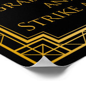 Panneau de Photomaton de Mariage | Art Déco Gatsby (Coin)