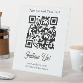 Panneau de pied de code QR de base pour les entrep (In SItu)