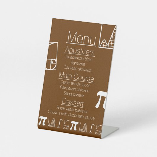 Panneau de pied en chocolat 'Ça s'additionne' (Recto)