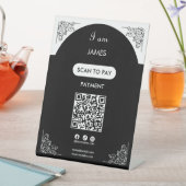 Panneau de piédestal de code QR d'entreprise à pai (In SItu)