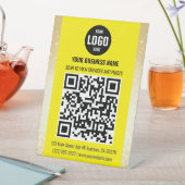 Panneau de piédestal de code QR pour entreprise ja (In SItu)
