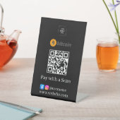Panneau de piédestal de numérisation de code QR Bi (In SItu)