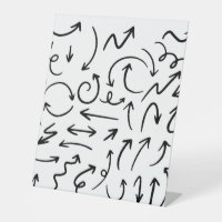 Panneau de piédestal en plastique 10"X12"