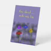 Panneau de piédestal "Inspire Me" (Recto)