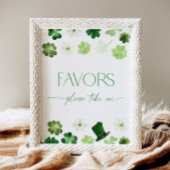Panneau de piédestal pour St. Patrick's Day Vert P