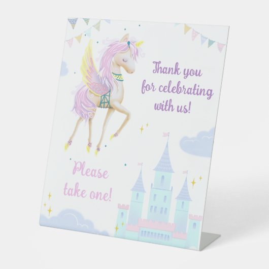 Panneau de piédestal "S'il vous plaît prenez un!"  (Recto)