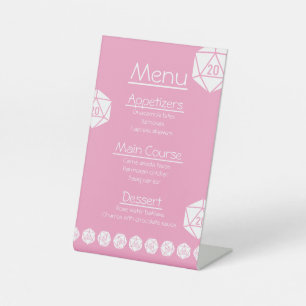 Panneau de piédestal Tabletop Chic en rose pétale