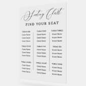 Panneau de plan de table de mariage « Trouvez votr (Angle)