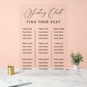 Panneau de plan de table de mariage « Trouvez votr (Mariage)