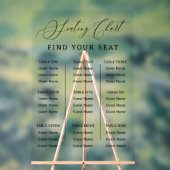 Panneau de plan de table de mariage « Trouvez votr (Neutre)