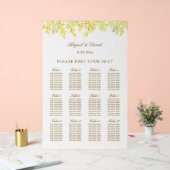 Panneau de plan de table en acrylique pour mariage (Mariage)