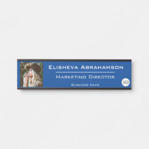 Panneau de plaque de nom de porte de bureau - Phot