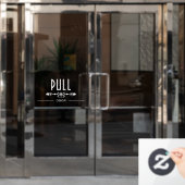 Panneau de porte à tirer, (Porte de bureau)