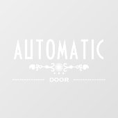 Panneau de porte automatique, (Feuille)