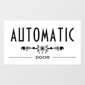 Panneau de porte automatique, (Feuille)