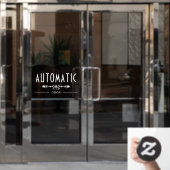 Panneau de porte automatique, (Porte de bureau)