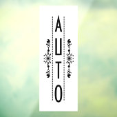 Panneau de porte automatique décoratif, (Feuille 3)