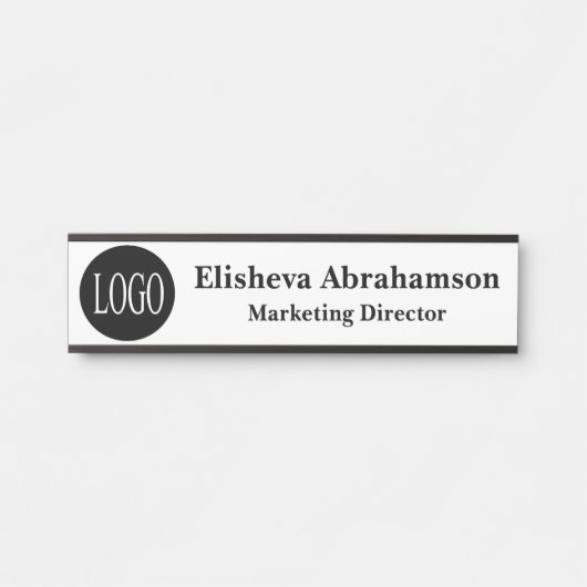 Panneau de porte de bureau professionnel Plaque de (Devant)