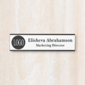 Panneau de porte de bureau professionnel Plaque de (Devant)