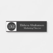 Panneau de porte de bureau professionnel Plaque de (Devant)