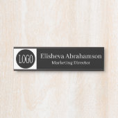 Panneau de porte de bureau professionnel Plaque de (Devant)