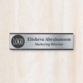 Panneau de porte de bureau professionnel Plaque de (Devant)