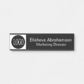 Panneau de porte de bureau professionnel Plaque de (Devant)