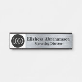 Panneau de porte de bureau professionnel Plaque de (Devant)