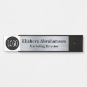Panneau de porte de bureau professionnel Plaque de (Devant)