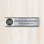 Panneau de porte de bureau professionnel Plaque de (Devant)