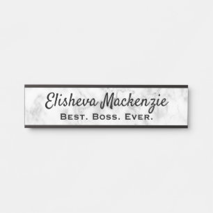 Panneau de porte Enseigne Plaque de nom de bureau