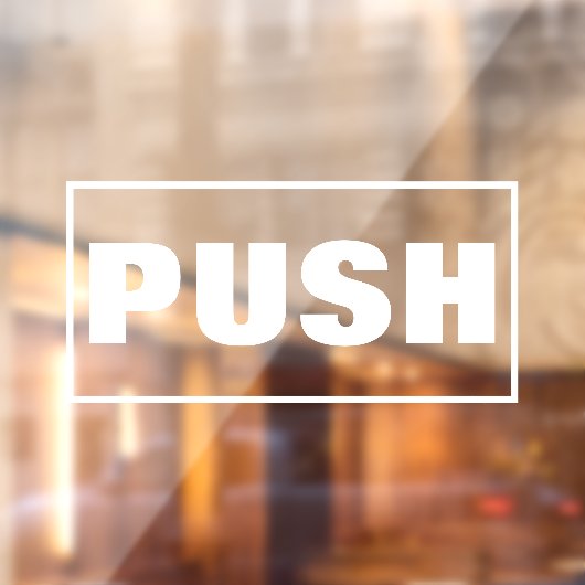 Panneau de porte poussoir, (Feuille 2)