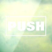 Panneau de porte poussoir, (Feuille 3)