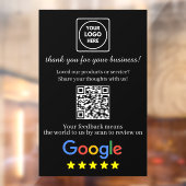 Panneau de porte QR Code Avis Google Logo AI (Feuille 2)