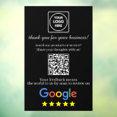 Panneau de porte QR Code Avis Google Logo AI (Feuille 3)