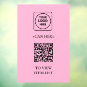 Panneau de porte QR Code Menu Scan Business Pro (Feuille 3)