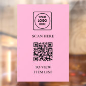 Panneau de porte QR Code Menu Scan Business Pro (Feuille 2)
