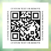 Panneau de porte QR Code Simple Moderne pour Entre (Feuille 3)