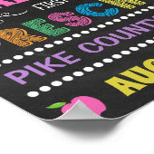 Panneau de premier jour de maternelle tableau past (Coin)