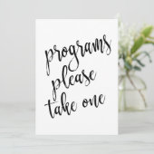 Panneau de programmes à emporter abordable (Debout devant)