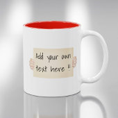 Panneau de protestation en carton Modèle café Mug