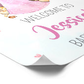 Panneau de réception de cigogne poster de la fête (Coin)