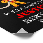 Panneau de réception pompier affiche pompier (Coin)