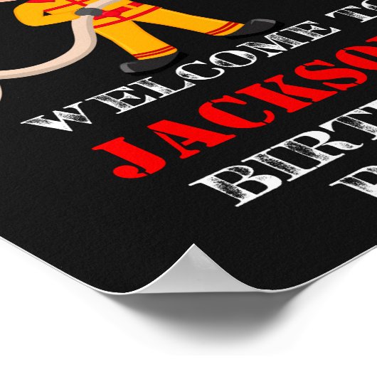 Panneau de réception pompier affiche pompier (Coin)