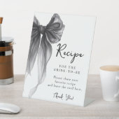 Panneau de recette de ruban noir pour la future ma (In SItu)