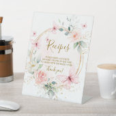 Panneau de recette Fête des mariées papillon (In SItu)